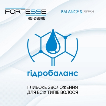 Маска Fortesse Professional Balance & Fresh, для всіх типів волосся, 200 мл - Pampik - 4
