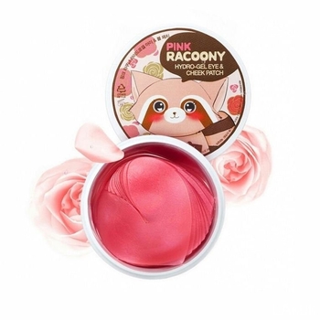 Гидрогелевые патчи для глаз и скул Secret Key Pink Racoony, 60 шт. - Pampik - 2