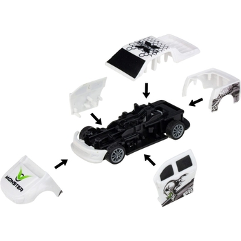 Инерционная машинка Crash'ems Крашмобиль 2 в 1 Monster (1300) - Pampik - 3