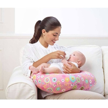 Подушка для годування Chicco Boppy, білий із салатовим (79902.43) - Pampik - 3