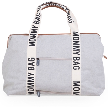 Сумка Childhome Mommy bag Signature - Canvas White, белый (CWMBBSCOW) - Pampik - 7