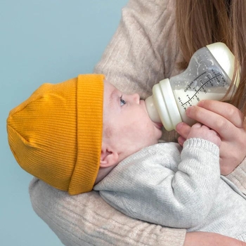 Антиколиковая бутылочка для кормления Difrax S-bottle Wide Popcorn с силиконовой соской 200 мл (3131) - Pampik - 6