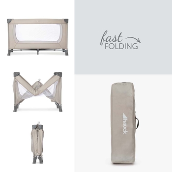 Дитячий манеж Hauck Dream N Play Beige, бежевий (60414-4) - Pampik - 7