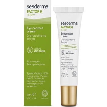 Омолаживающий крем для контура глаз Sesderma Factor G Rejuvenating Eye Contour Cream, 15 мл - Pampik