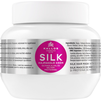 Маска для волос Kallos Cosmetics Silk с протеинами шелка, 275 мл - Pampik