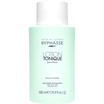 Тонізуючий лосьйон з алое вера Byphasse, для чутливої шкіри, 500 мл - Pampik