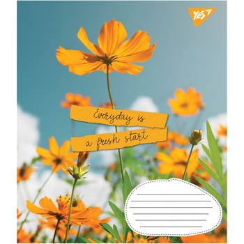 Зошит загальний 1 Вересня Summer Flowers, A5, в лінію, 48 листів - Pampik