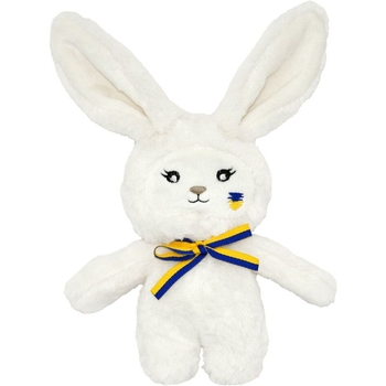 Іграшка Tigres Зайчик-українець, 20 см, біла (ЗА-0074) - Pampik