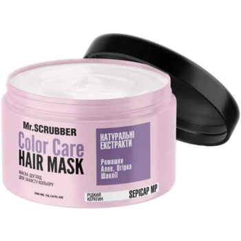Маска для захисту кольору Mr.Scrubber Color Сare Hair Mask, 300 мл - Pampik