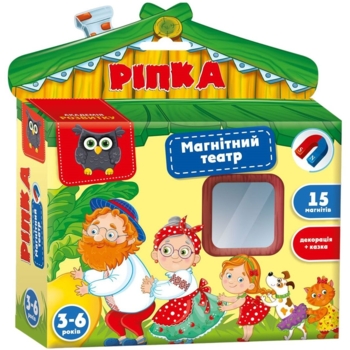 Магнитный театр Vladi Toys Академія розвитку Репка укр. язык (VT3206-29) - Pampik
