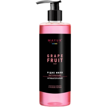 Антибактеріальне мило Mayur GrapeFruit Натуральне, 500 мл - Pampik