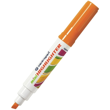 Маркер текстовий Centropen Mini Highlighter клиноподібний 1-4.6 мм помаранчевий (8052/06) - Pampik