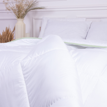 Ковдра антиалергенна MirSon EcoSilk №002, демісезонна, 110x140 см, біла (8062540) - Pampik - 5