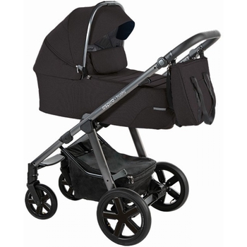 Універсальна коляска 2 в 1 Espiro Husky XL 2022 210 чорна (205101) - Pampik