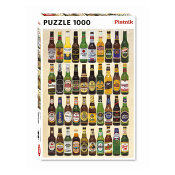 Пазли Piatnik Пивні пляшки, 1000 елементів (PT-562549) - Pampik