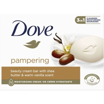 Крем-мило Dove Purely Pampering Shea Butter Beauty Cream Bar Обійми ніжності з олією ши, 90 г - Pampik
