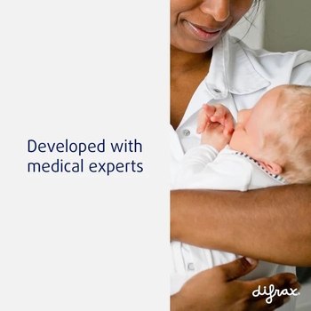 Пустышка силиконовая Difrax Natural Newborn 0+ мес. Lilac curls (113 Lilac_curls) - Pampik - 4