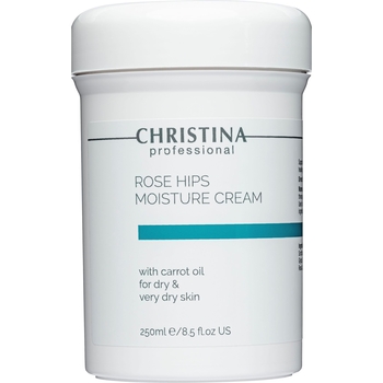 Зволожувальний крем для сухої шкіри Christina Rose Hips Moisture Cream with Carrot Oil з олією шипшини та моркви 250 мл - Pampik