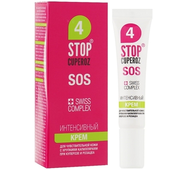 Интенсивный крем SOS ФитоБиоТехнологии Stop Cuperoz, 15 мл - Pampik