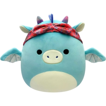 Мягкая игрушка Squishmallows Дракон в бандане, 19 см (SQCR04125) - Pampik