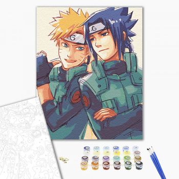 Картина за номерами ArtCraft Наруто і Саске 40x50 см (10225-AC) - Pampik - 4
