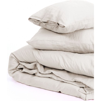 Пододеяльник MirSon Linen Jasmine лен 110х140 см детский бежево-серый (2200008269173) - Pampik - 6