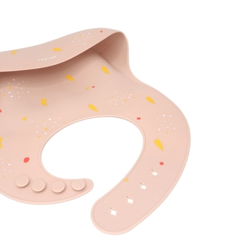 Силіконовий нагрудник з кишенею Oribel Cocoon, рожевий (OR226-90013) - Pampik - 2