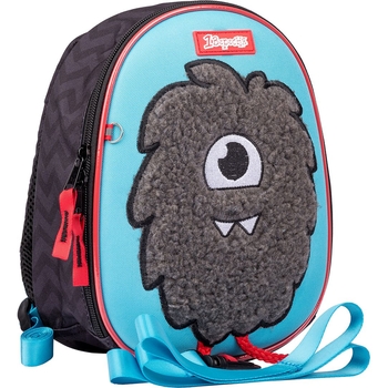 Рюкзак дитячий 1 Вересня K-43 Monster, черный (552501) - Pampik - 2