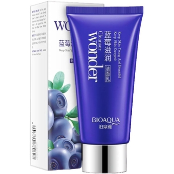 Пінка для вмивання Bioaqua Wonder Cleanser, з екстрактом чорниці, 100 мл - Pampik