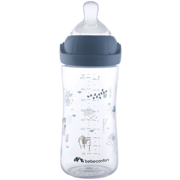 Бутылочка для кормления Bebe Confort Emotion Physio Urban Garden, 270 мл, синяя (3102209130) - Pampik