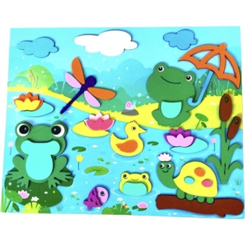 Набор для творчества Аплі Краплі Мягкая аппликация Озеро (МА-15) - Pampik