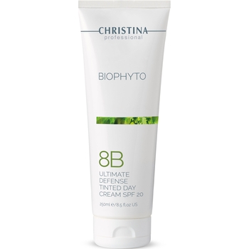 Крем дневной для лица Christina BioPhyto Ultimate Defense Tinted Day Cream SPF 20 250 мл - Pampik