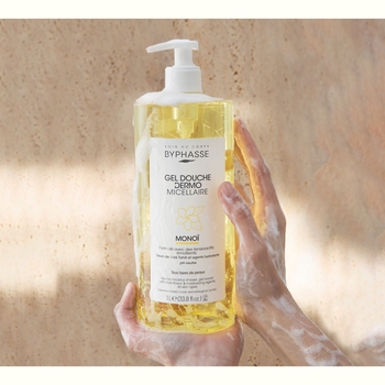 Міцелярний гель для душу Byphasse Monoi Tahiti, 1 л - Pampik - 2