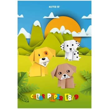 Папір кольоровий Kite, А4, 9 кольорів, 18 аркушів (K23-1250) - Pampik - 2