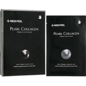 Підтягуюча тканинна маска Medi-Peel Pearl Collagen Firming Glow Mask, 250 мл (10 шт. по 25 мл) - Pampik