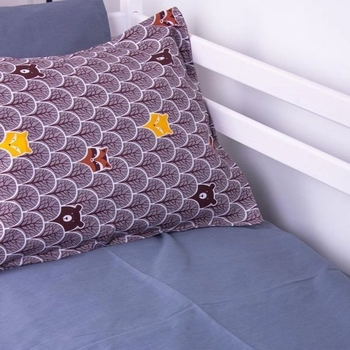 Простыня MirSon Kids Time Бязь, 17-0526, Fabulous forest grey - Pampik - 2