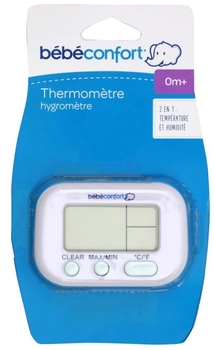Термометр та гігрометр Bebe Confort Thermometer and Hygrometer, білий (32000269) - Pampik - 2