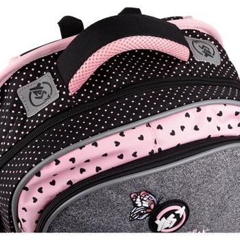 Рюкзак Yes S-72 Butterfly, серый с розовым (554631) - Pampik - 7