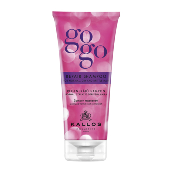 Шампунь для сухих, ломких и поврежденных волос Kallos Cosmetics Gogo Восстанавливающий, 200 мл - Pampik