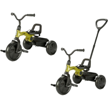 Велосипед триколісний дитячий Qplay Ant+ Green складаний із батьківською ручкою (T190-2Ant+Green) - Pampik - 3