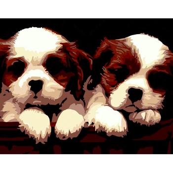 Картина за номерами ZiBi Art Line Близнюки 40х50 см (ZB.64242) - Pampik