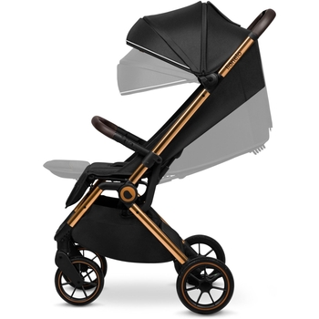 Прогулянкова коляска Lionelo Cloe Black Onyx, чорна (LO-CLOE BLACK ONYX) - Pampik - 6