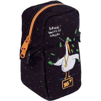 Пенал-подставка Yes PM-M4 Гусь, 19х9х8 см, черный (533254) - Pampik - 3