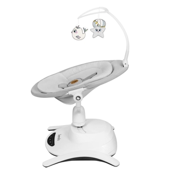 Кресло-гойдалка Lionelo Bella Grey Concrete, сірий - Pampik - 6