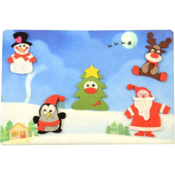 Розвиваюча гра з фетру Умняшка, Новий рік (ПФ-012) - Pampik