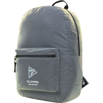 Рюкзак молодіжний Yes R-03 Ray Reflective, серый (558595) - Pampik - 2