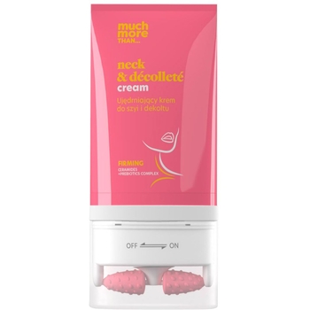 Крем для шеи и декольте HiSkin Much More Than Укрепляющий и подтягивающий с массажером 130 мл - Pampik