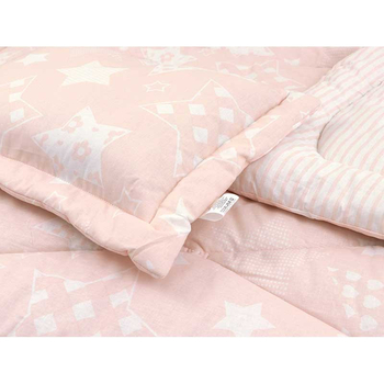 Ковдра дитяча силіконова Руно Beige star, 140х105 см, бежева (320.02СЛУ_Beige star) - Pampik - 4