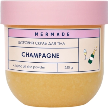 Сахарный скраб для тела Mermade Champagne 250 г - Pampik