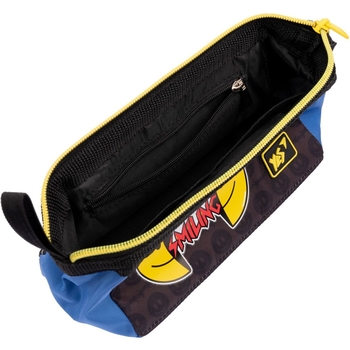 Пенал м'який Yes PH-26-1 Smiley World, 18х9х10 см, чорний із синім (533511) - Pampik - 3